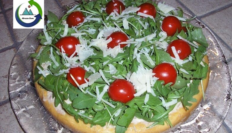 Torta Salata con Pomodorini e Rucola