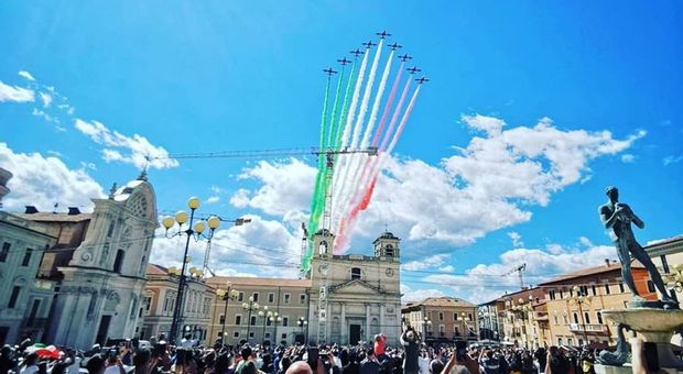 Frecce Tricolore a l’Aquila e Giulianova
